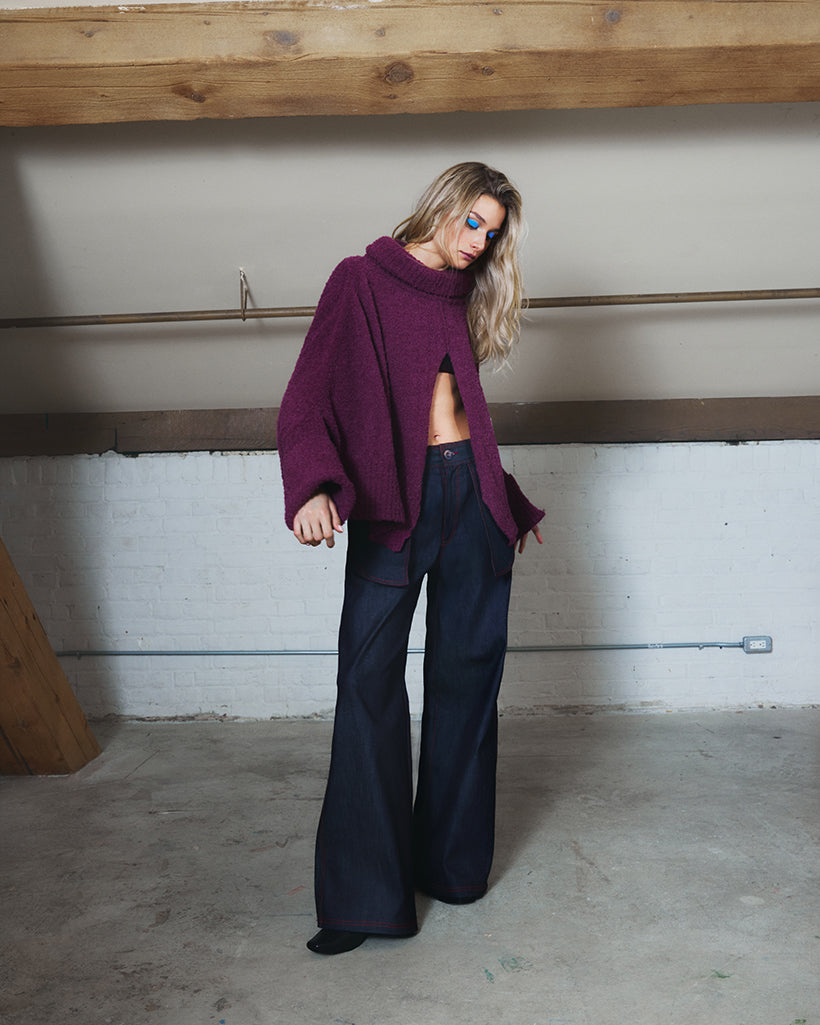 Boucle Alpaca Tops