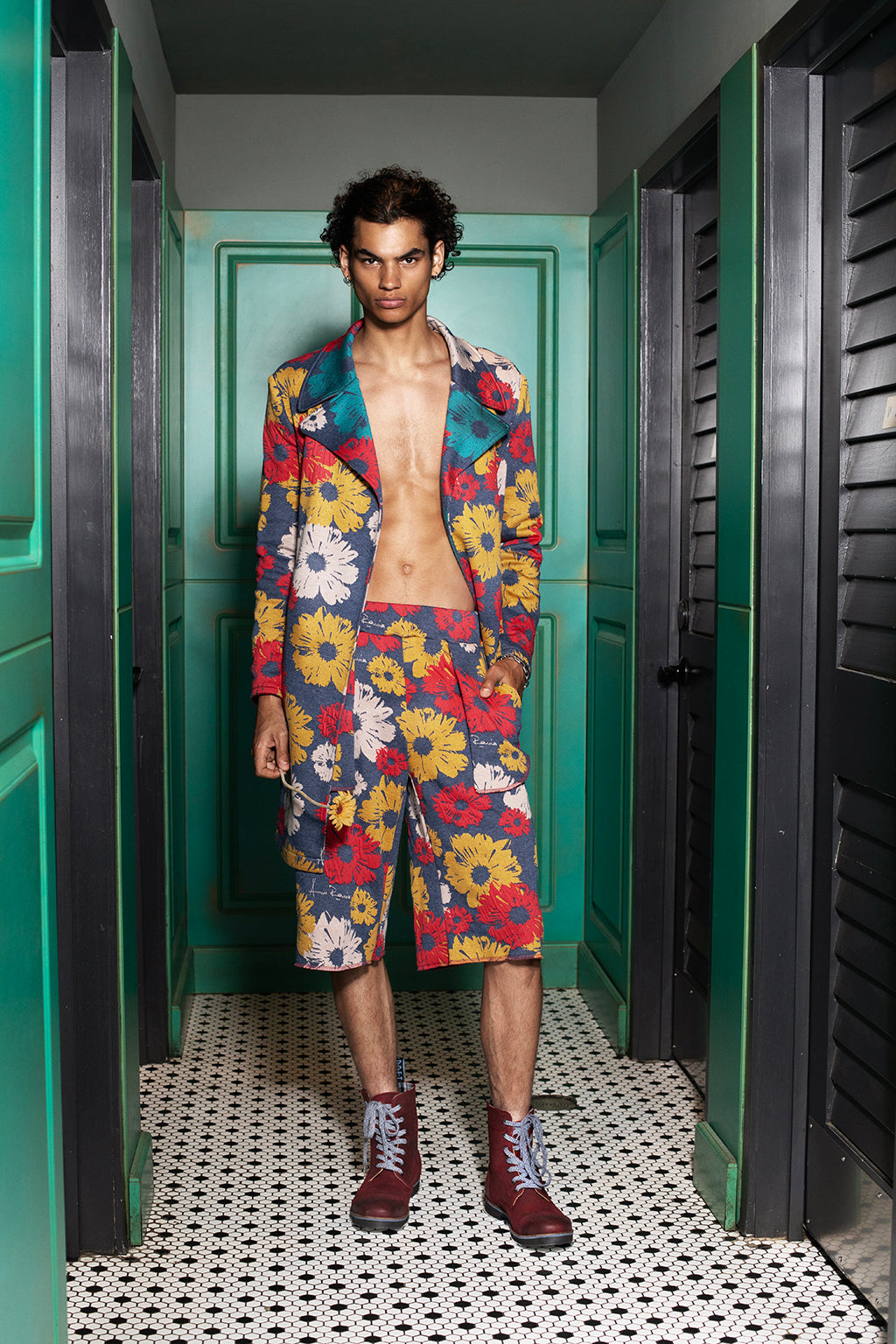 Reversible Daisy Coat