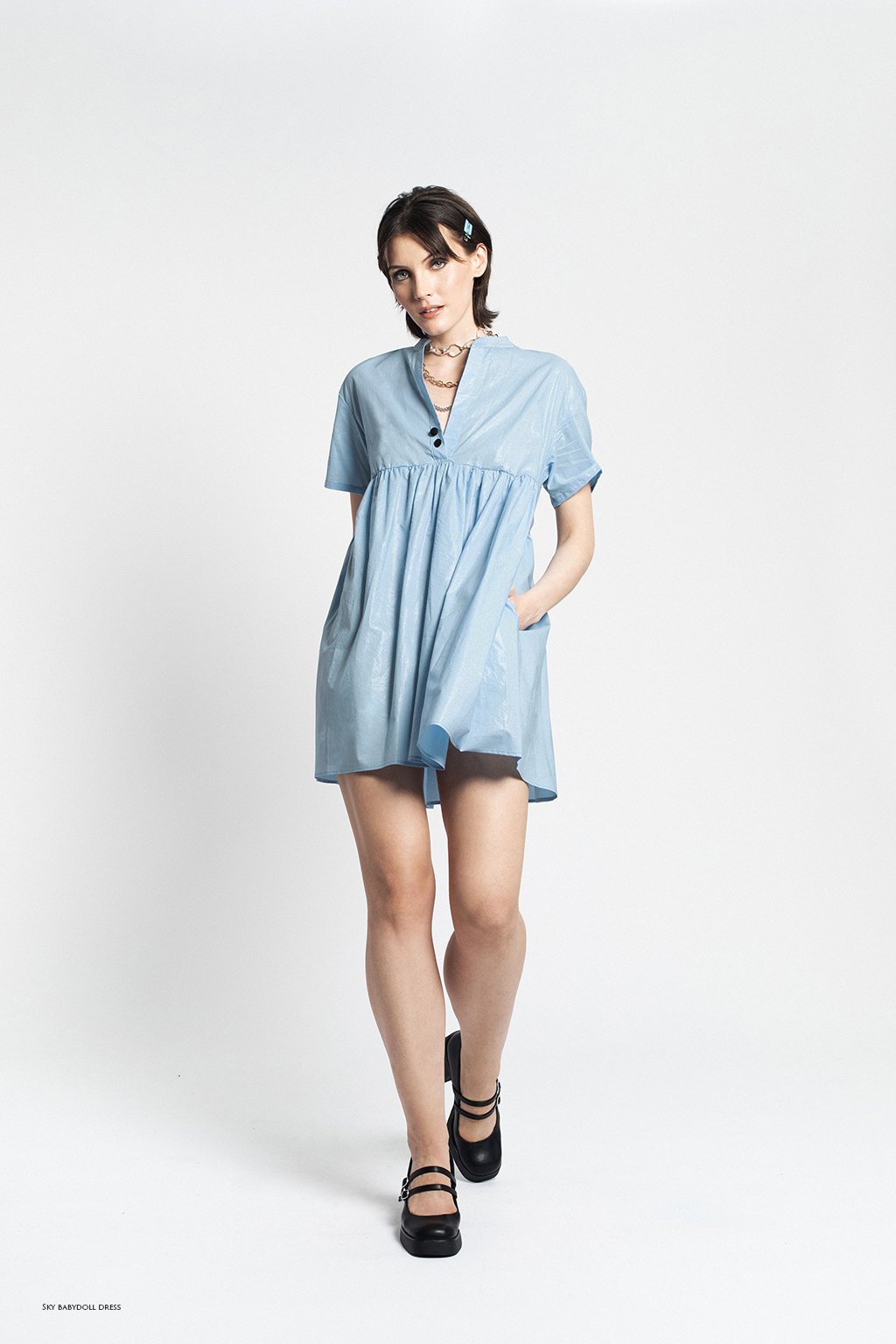 Baby Doll Dress | Chic Cotton Summer Dress | Anu Raina Baby Doll Dress | Chic Cotton Summer Dress | Anu Raina