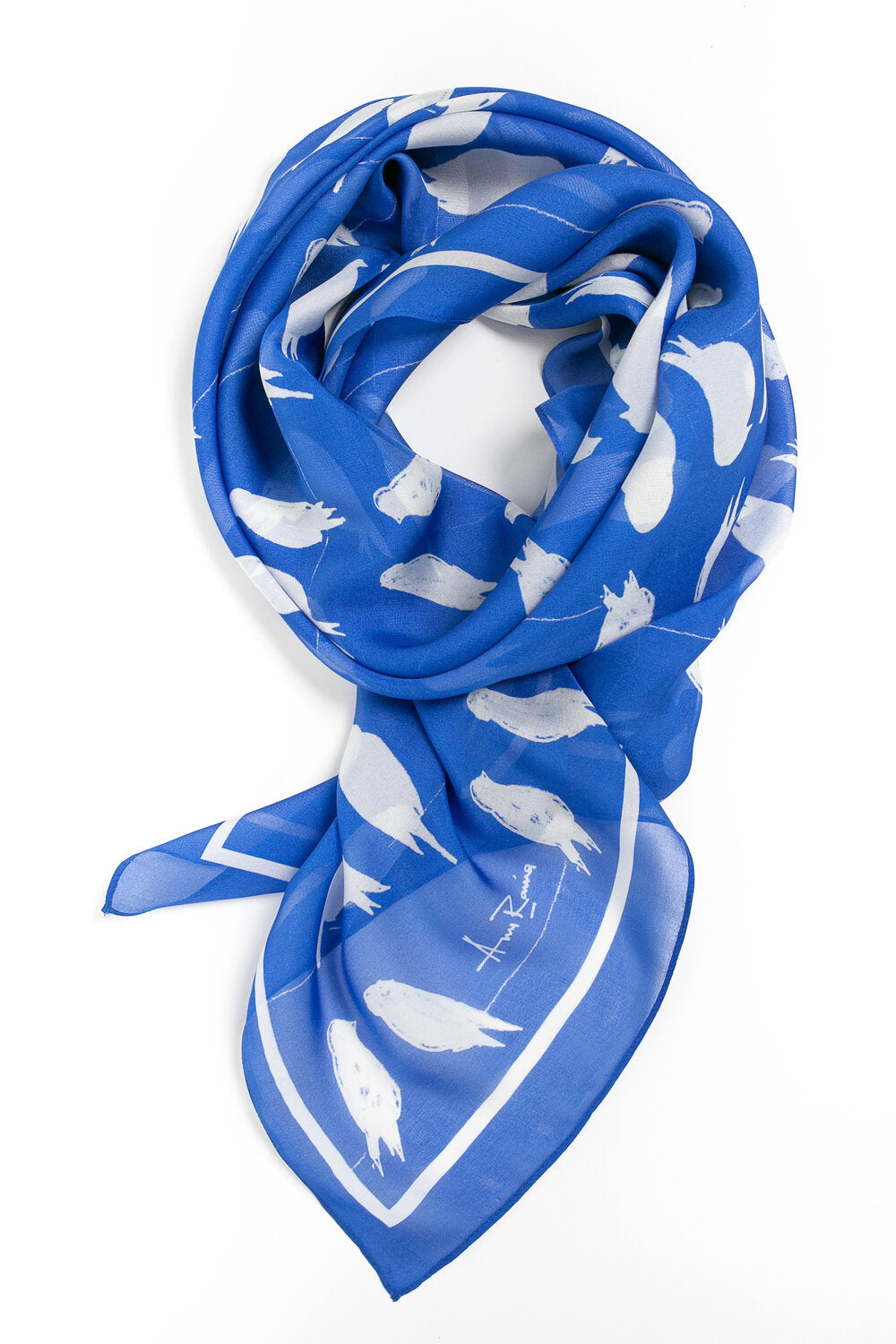 Blue Bird Scarf