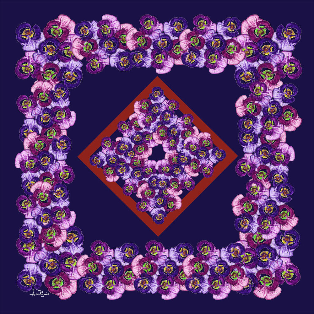 Pansy Scarf