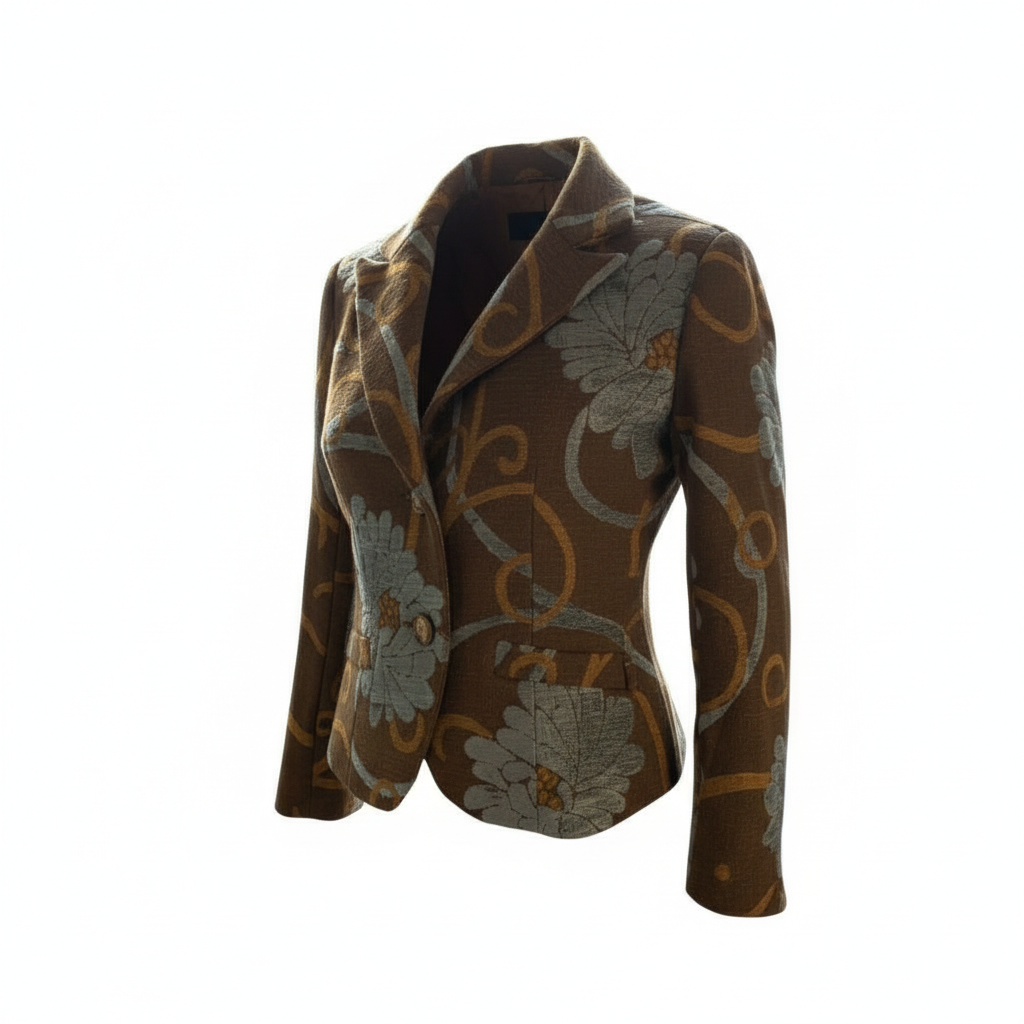 Blue Foliage Jacket