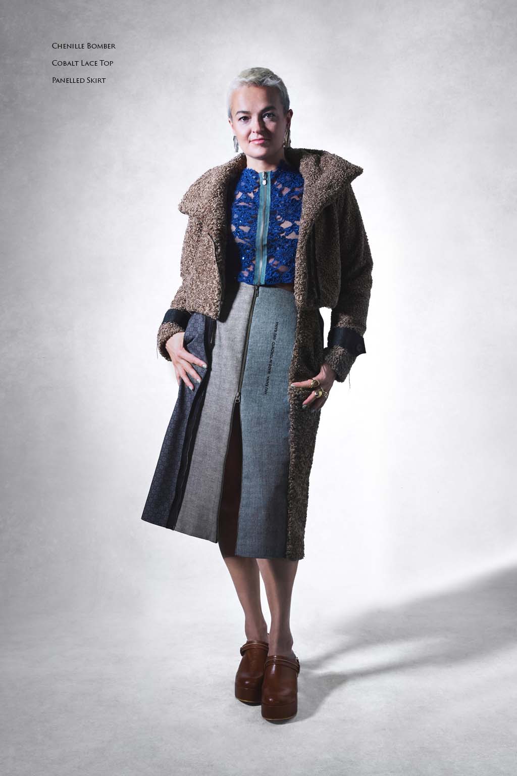Panelled Skirt