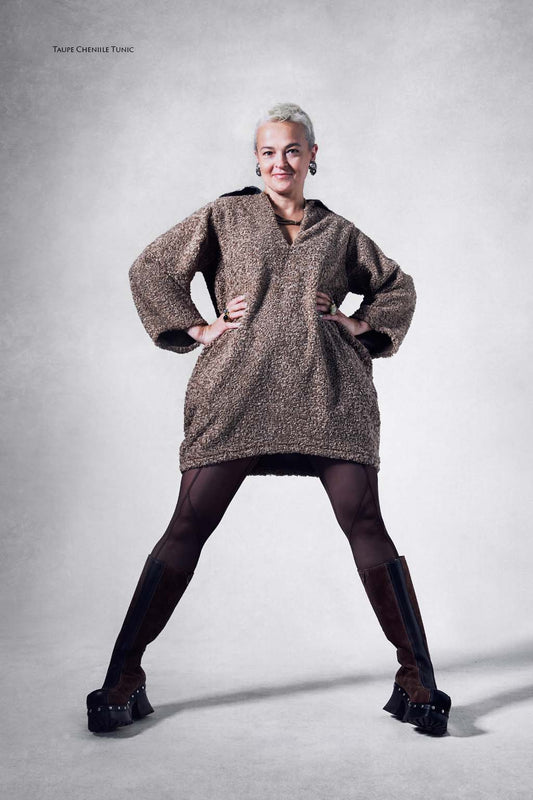 Taupe Chenille Tunic