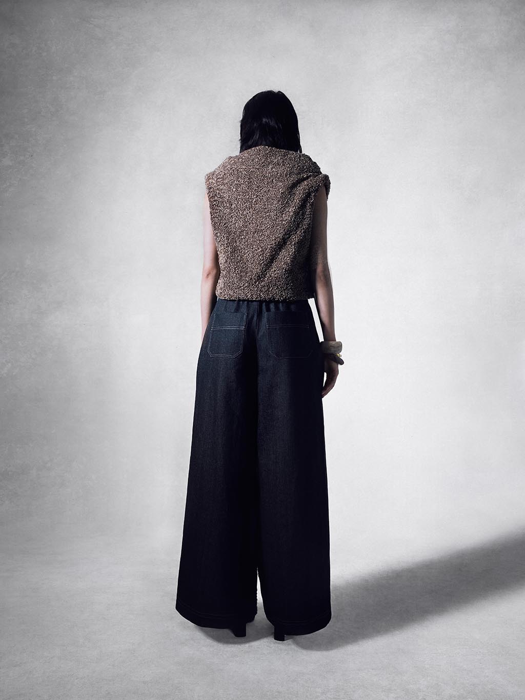 Chenille Denim Pants