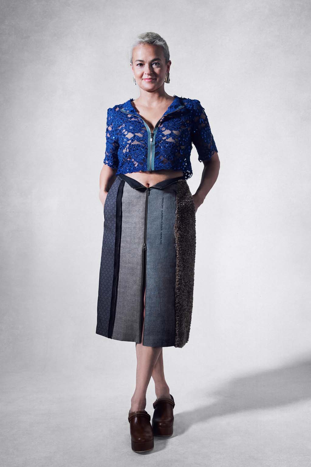 Cobalt Lace Top