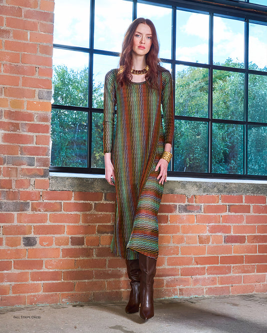 Fall Stripe Dress