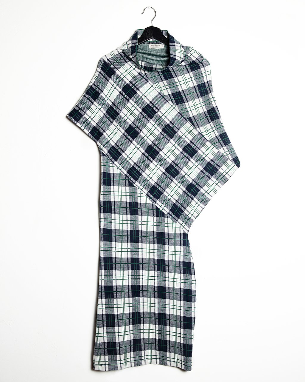 Plaid Asymmetrical Dress