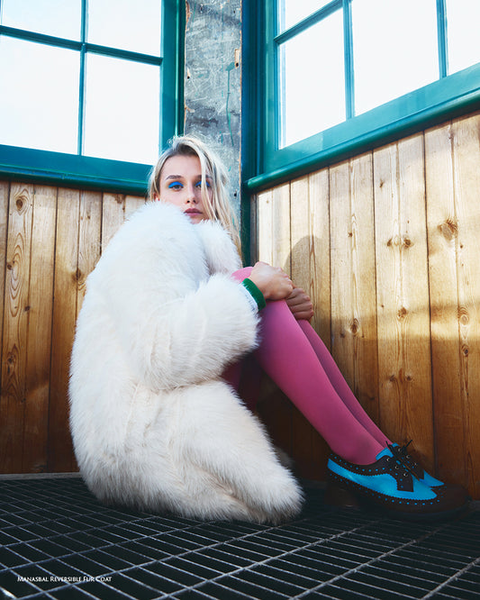 Manasbal Reversible Fur Coat