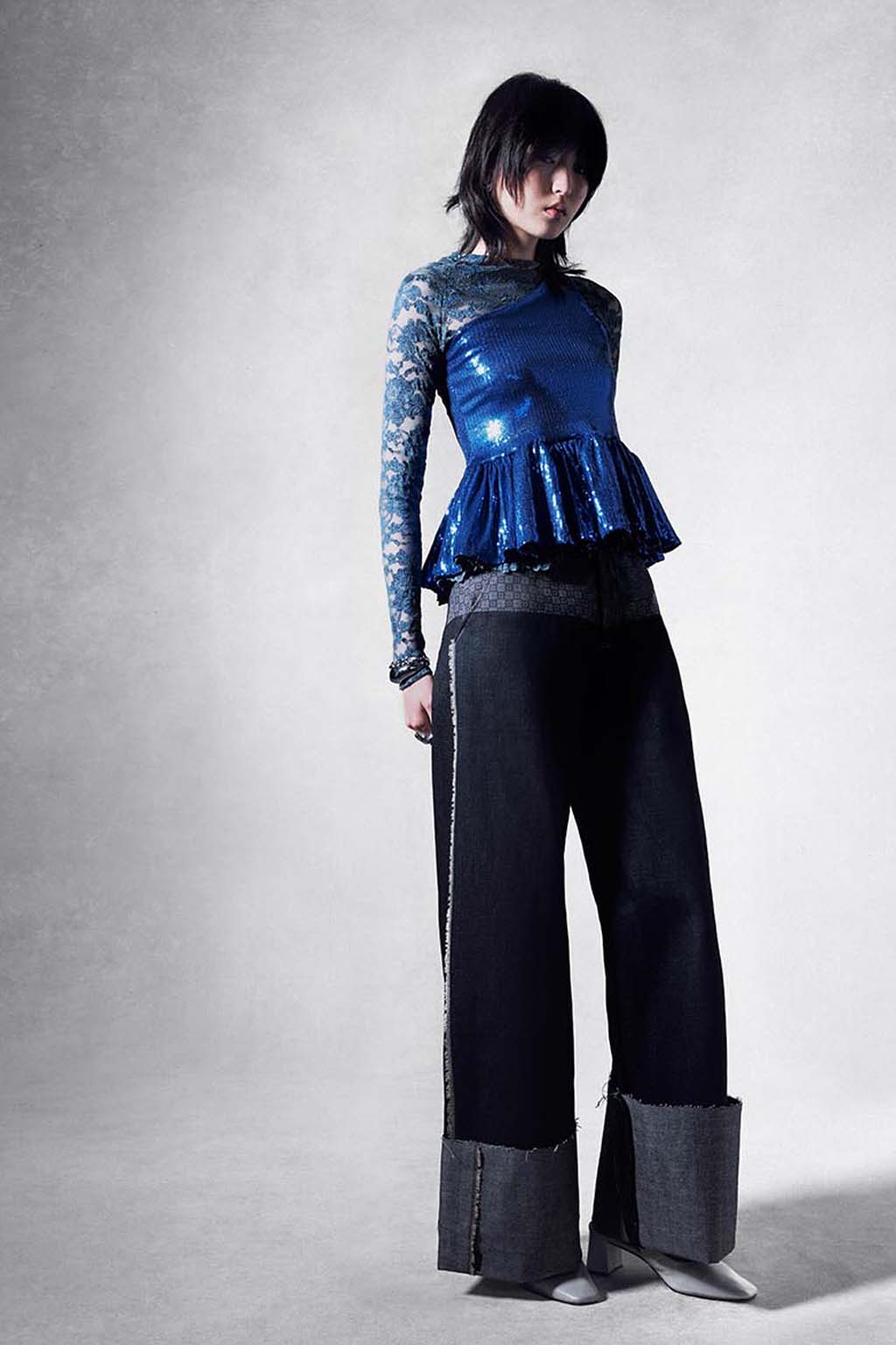 Nebula Sequin Crop Top