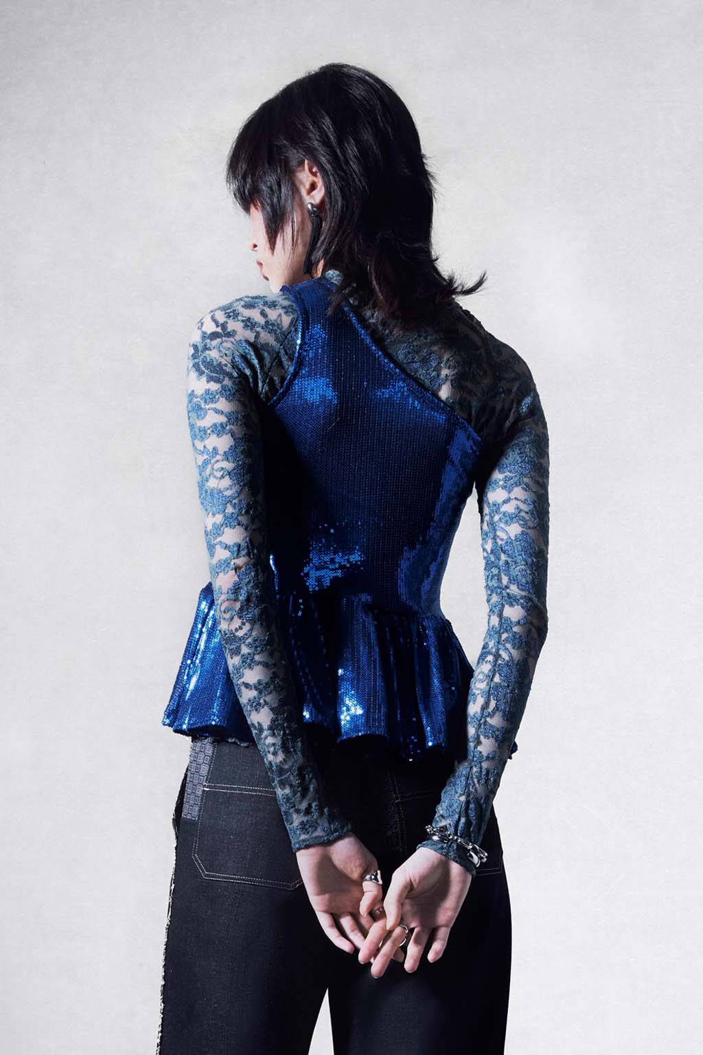 Nebula Sequin Crop Top