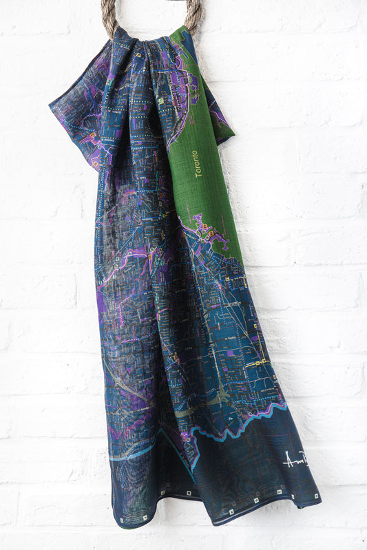 T.O. Map Shawl