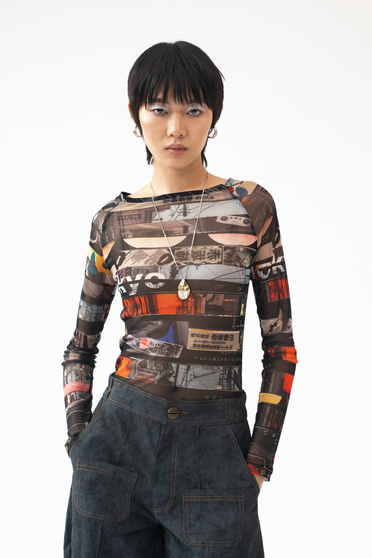Tokyo Mesh Top