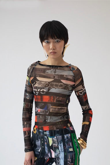 Tokyo Mesh Top