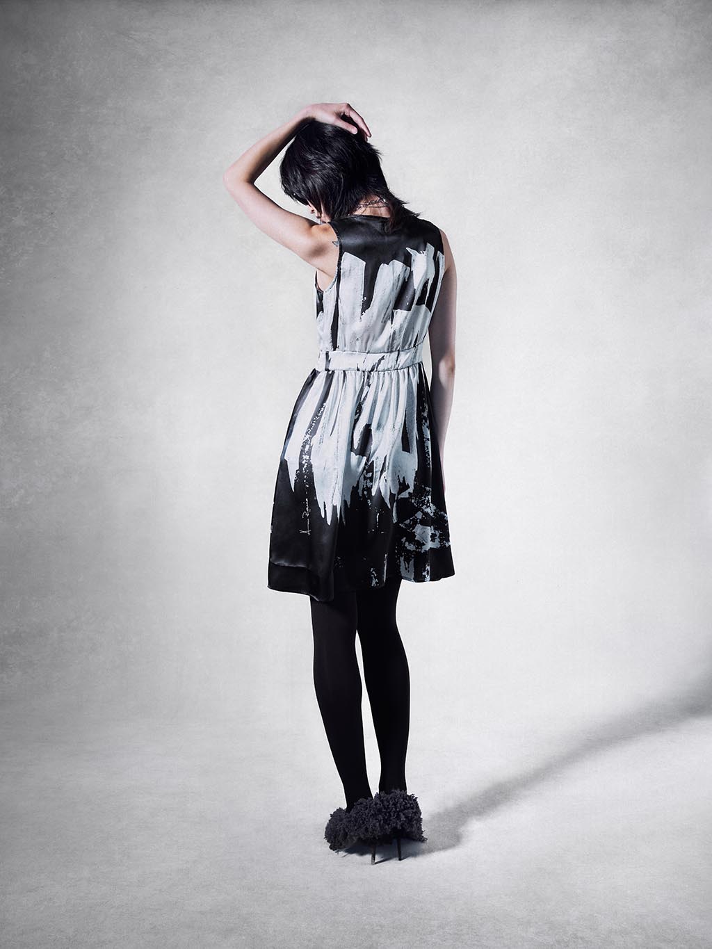 Unfinished Artwork Dress