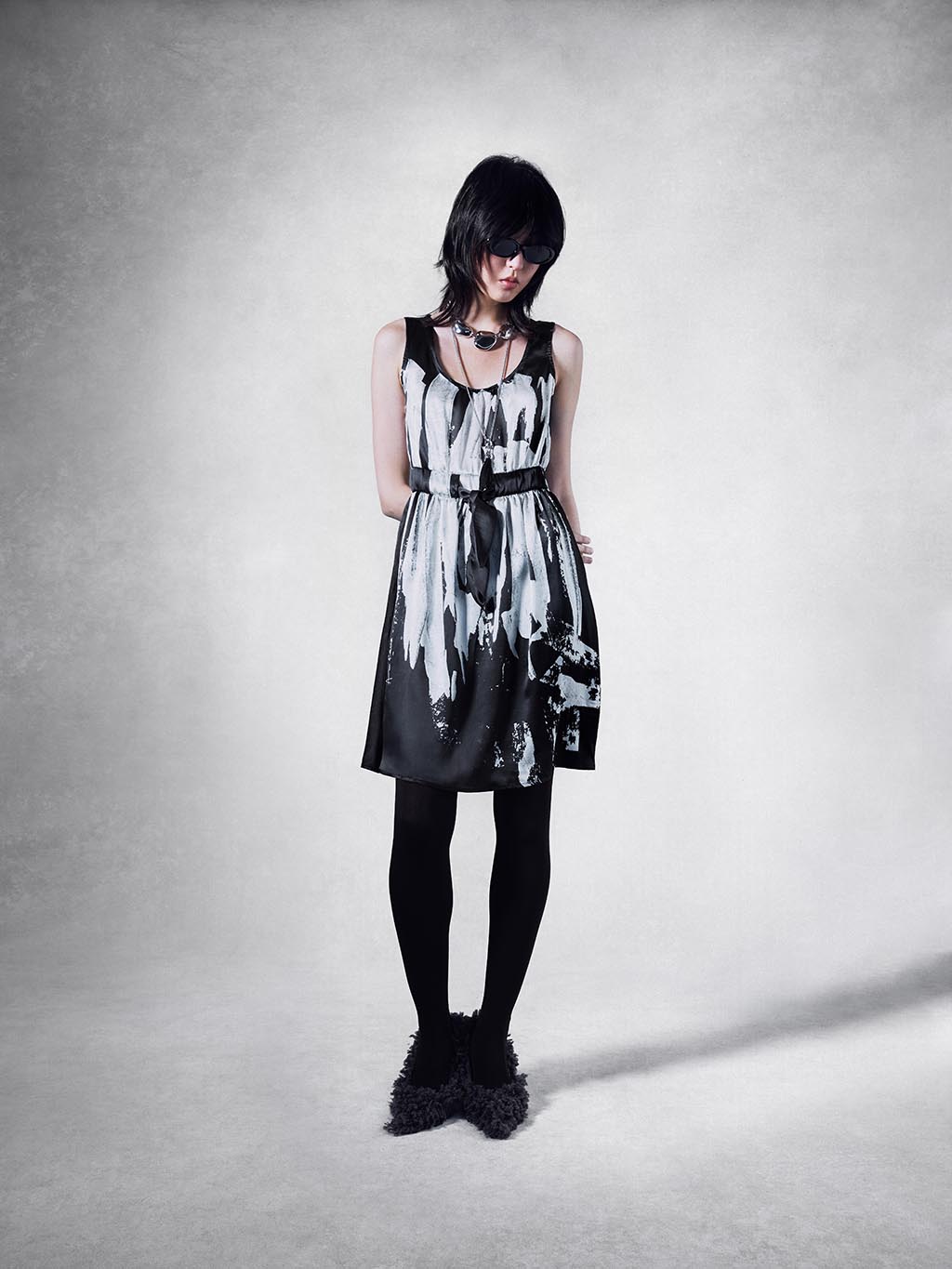 Unfinished Artwork Dress
