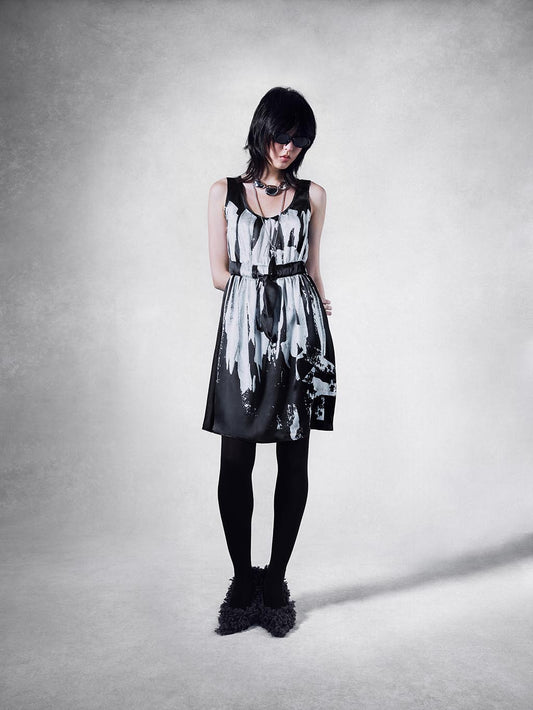 Unfinished Artwork Dress