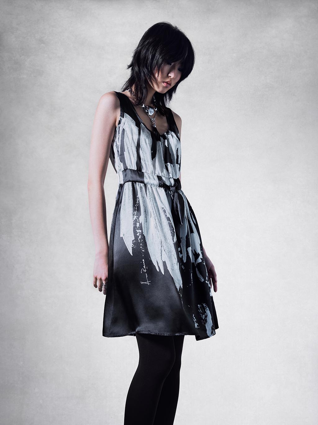 Unfinished Artwork Dress