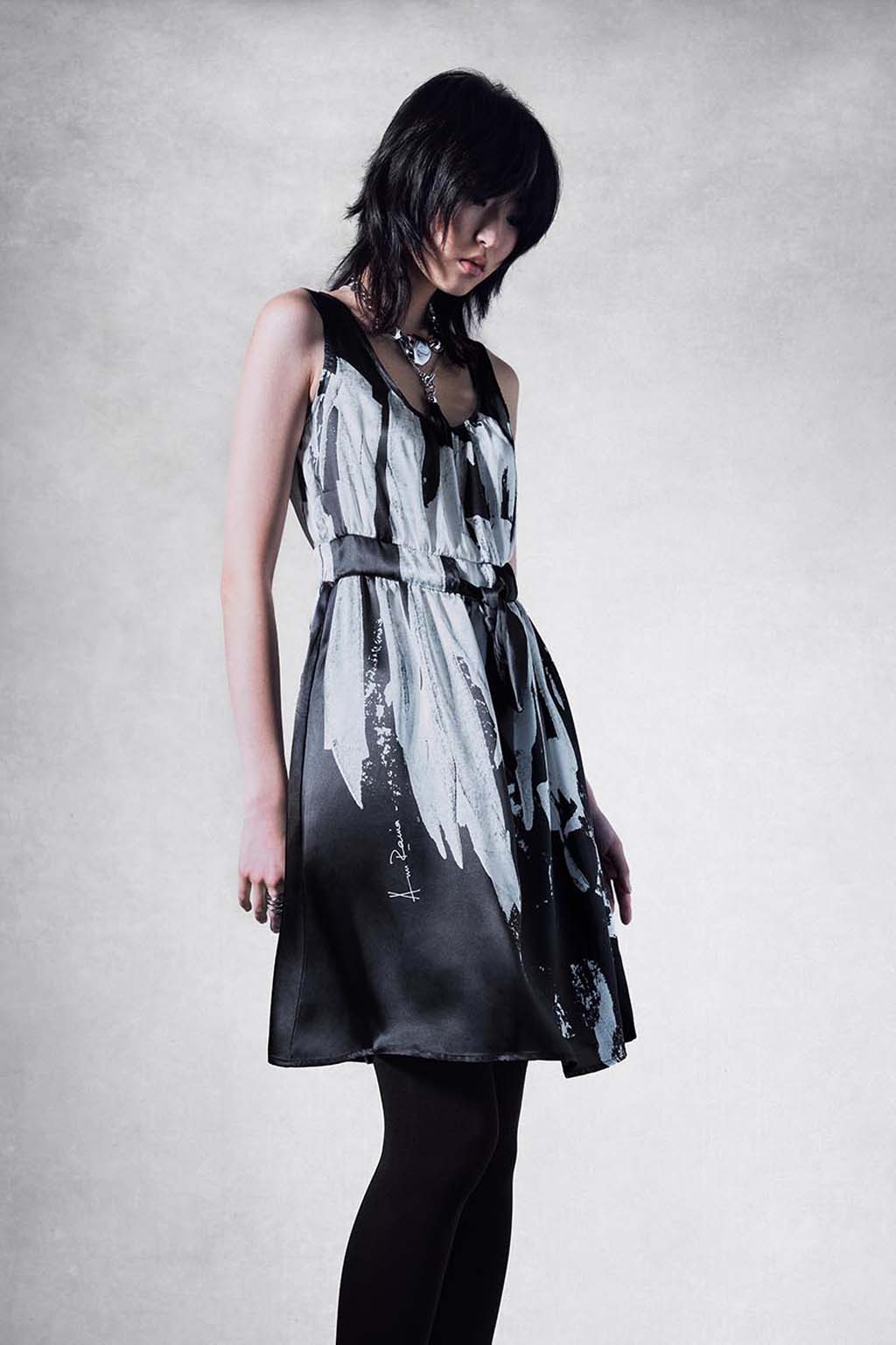 Unfinished Artwork Dress