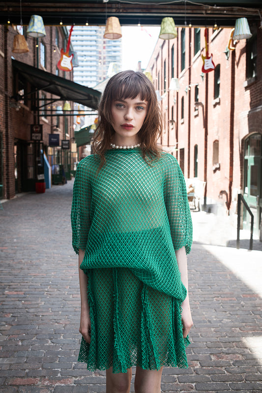 Vert Crochet Skirt