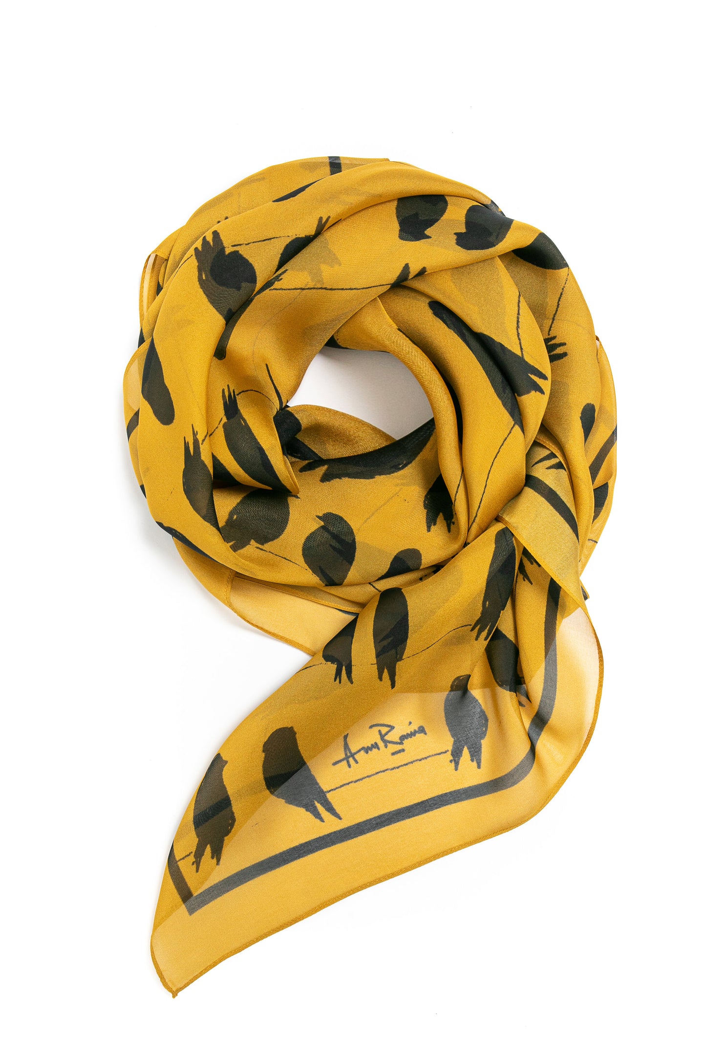 Yellow Bird Scarf