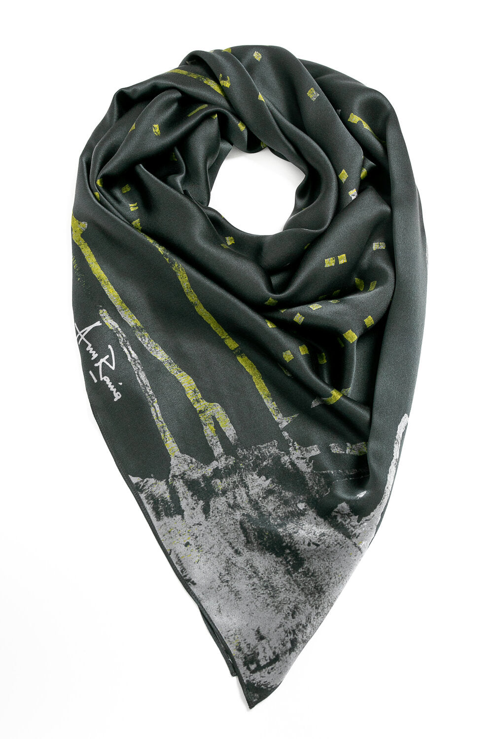 Bits and Pieces Scarf (Charcoal)